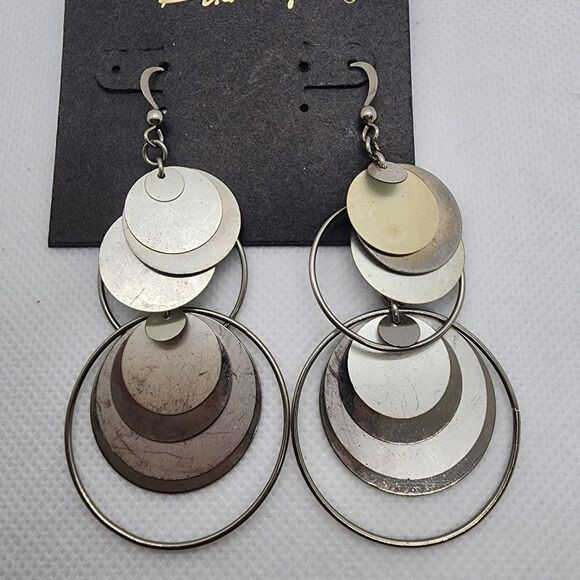 Birch Hill Silver Tone Dangling Earrings - Picture 2 of 2
